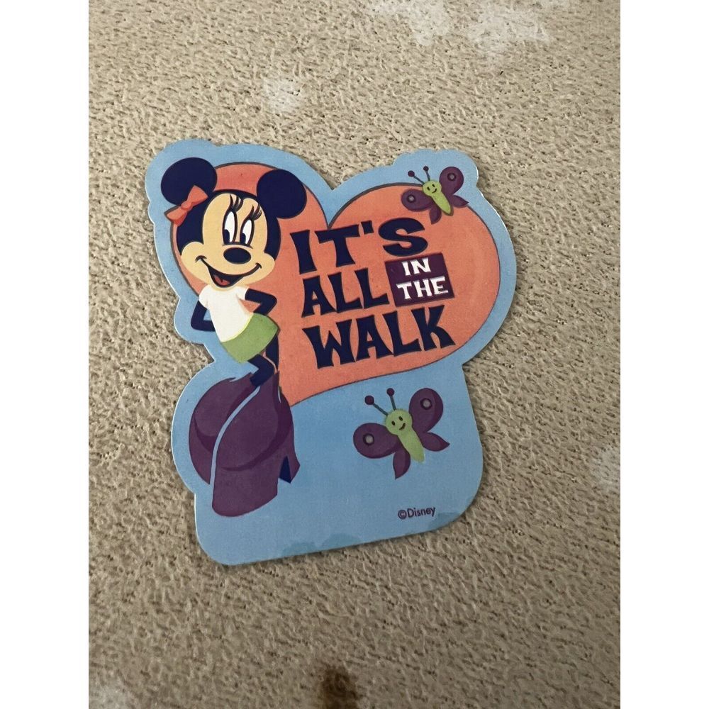 Sandylion Vintage Sticker Disney Mickey Mouse Series 1 9/12 It's All In The Walk